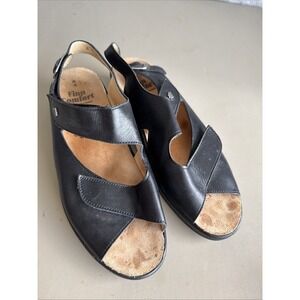 Women's Black Finn Comfort Sandals Sz A8(11?)